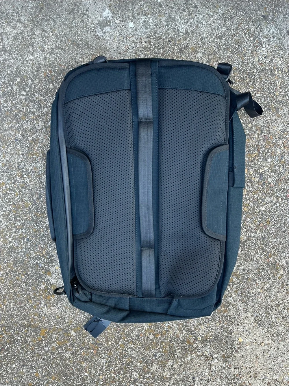 NWT Travis Mathew Black Convertible Backpack with Logo